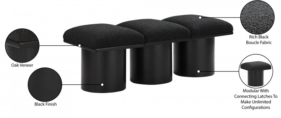 33710_00.jpg Pavilion Boucle Fabric Upholstered 3pc. Modular Bench - Image 7