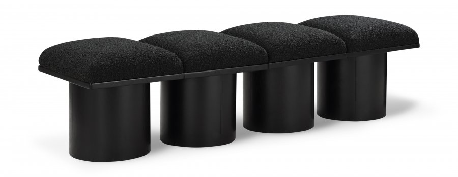 Pavilion Boucle Fabric Upholstered 4pc. Modular Bench