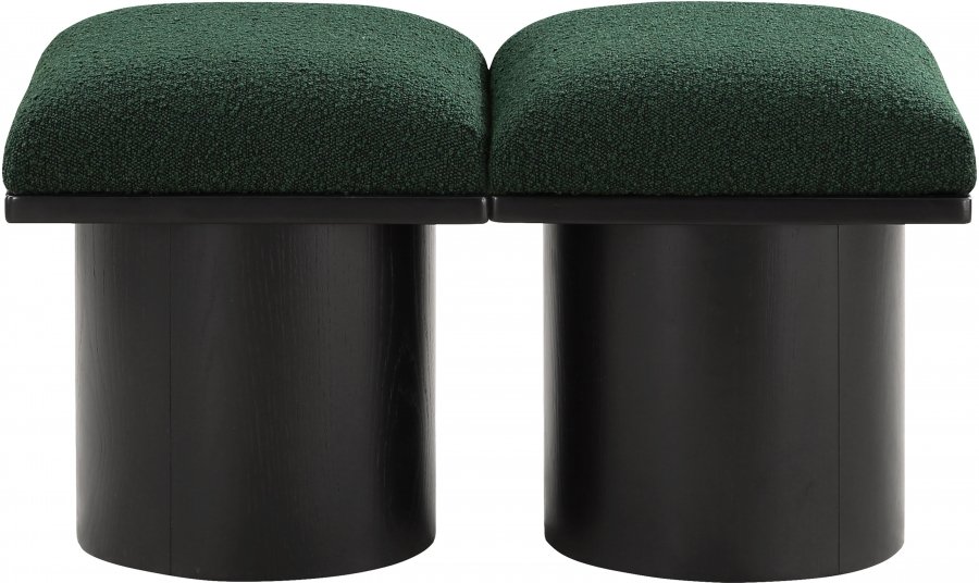 33758-2.jpg Pavilion Boucle Fabric Upholstered 2pc. Modular Bench - Image 3
