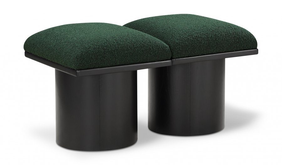 Pavilion Boucle Fabric Upholstered 2pc. Modular Bench