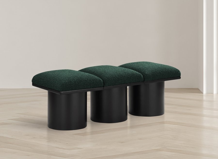 33760-1.jpg Pavilion Boucle Fabric Upholstered 3pc. Modular Bench - Image 2