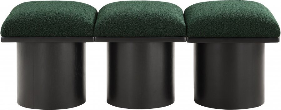 33760-2.jpg Pavilion Boucle Fabric Upholstered 3pc. Modular Bench - Image 3