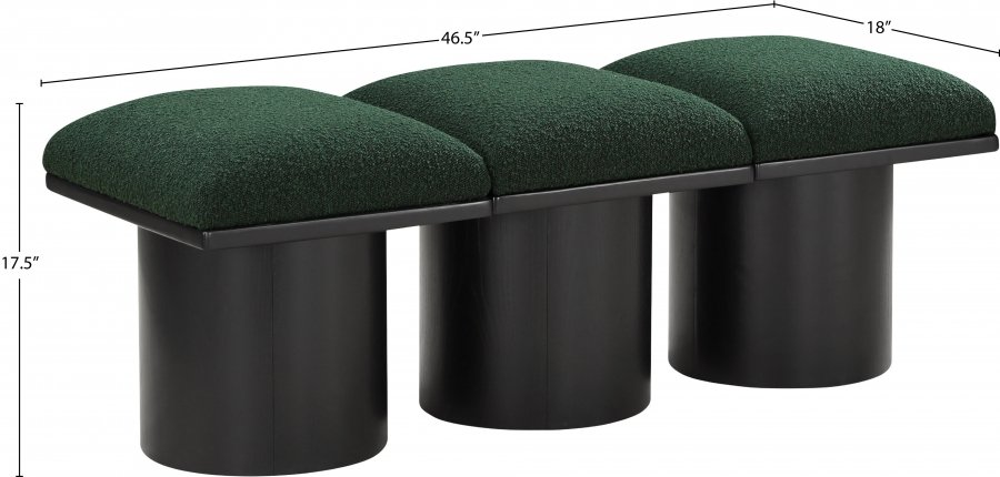 33760_0.jpg Pavilion Boucle Fabric Upholstered 3pc. Modular Bench - Image 6