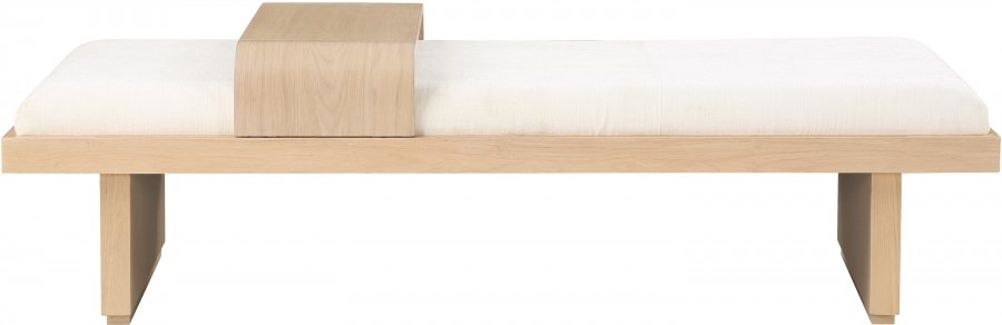 34931-3.jpg Arlington Chenille Fabric Upholstered Bench - Image 4