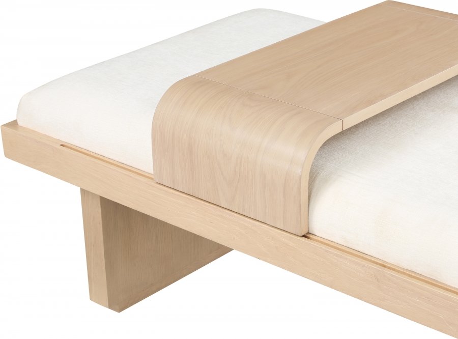 34931-6.jpg Arlington Chenille Fabric Upholstered Bench - Image 7