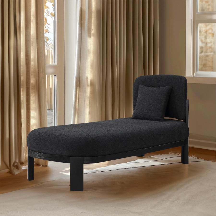 34939-1.jpg Maybourne Boucle Fabric Upholstered Chaise - Image 2