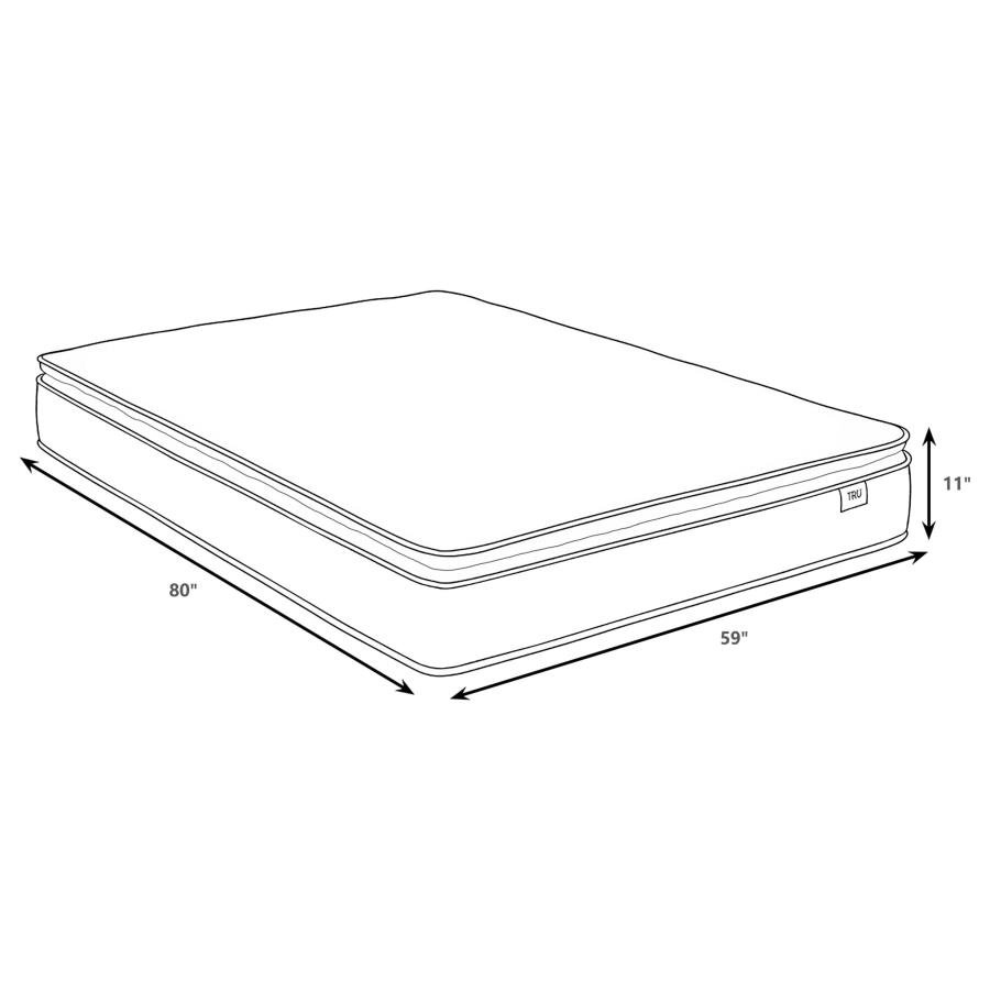 350362Q_04x900.jpg HAYES 11-INCH QUEEN PILLOW TOP MEMORY FOAM HYBRID MATTRESS - Image 4