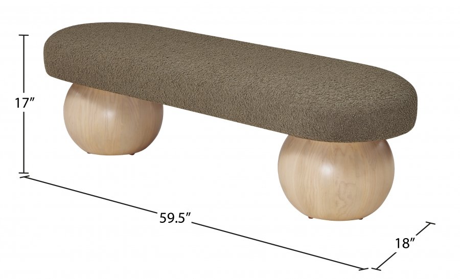 35825_00.jpg Bowie Boucle Fabric Upholstered Bench - Image 8