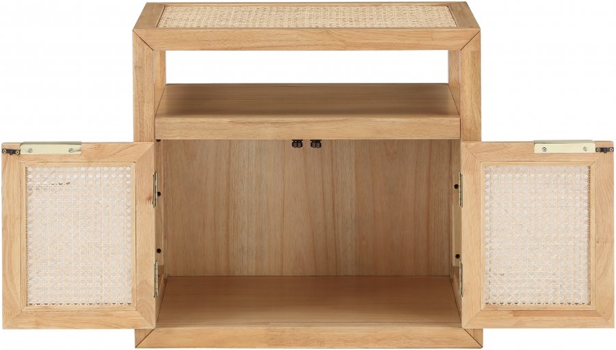 39589-7.jpg Cole Solid Wood And Natural Cane Nightstand - Image 8