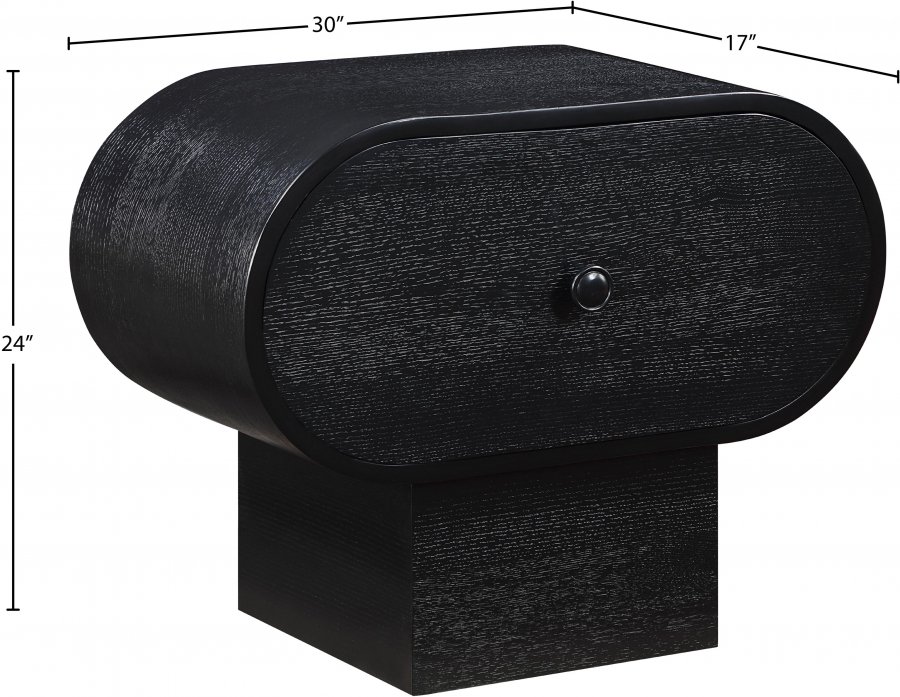 40216_0.jpg Harlow Solid Wood And Oak Veneer Nightstand - Image 11