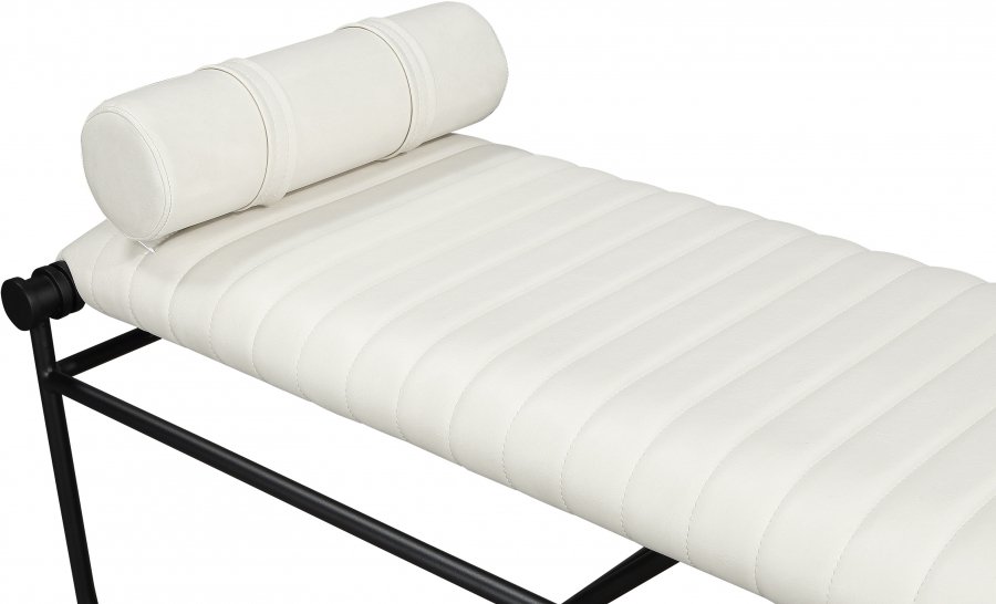 41015-5.jpg Gatsby Vegan Leather Upholstered Bench - Image 6
