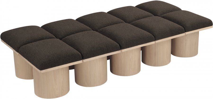 41024-4.jpg Pavilion Boucle Fabric Upholstered 10pc. Modular Bench - Image 5
