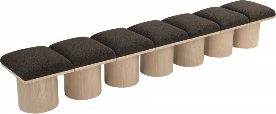 41043-4.jpg Pavilion Boucle Fabric Upholstered 7pc. Modular Bench - Image 5