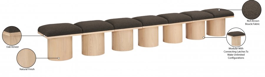 41043_00.jpg Pavilion Boucle Fabric Upholstered 7pc. Modular Bench - Image 8