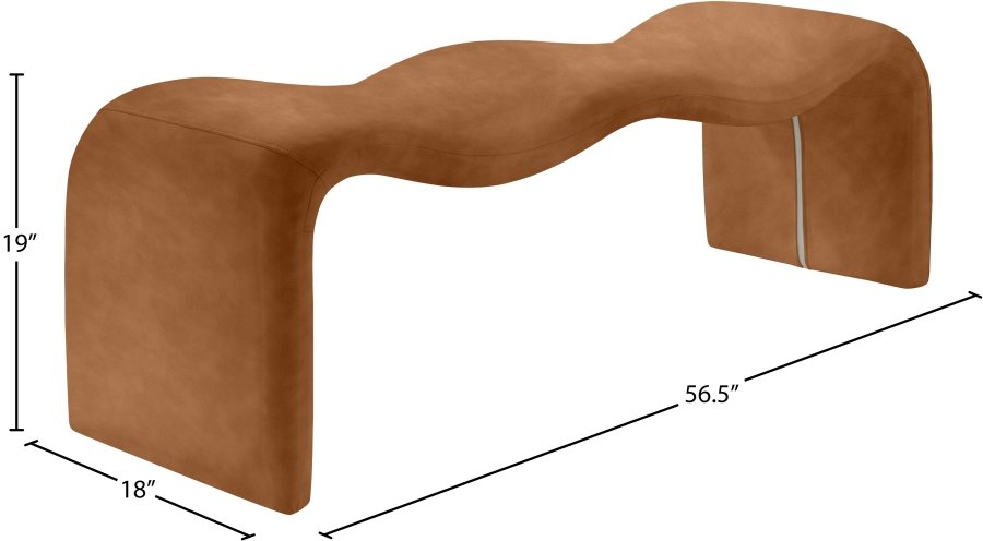 42061_0.jpg Willow Vegan Leather Upholstered Bench - Image 10