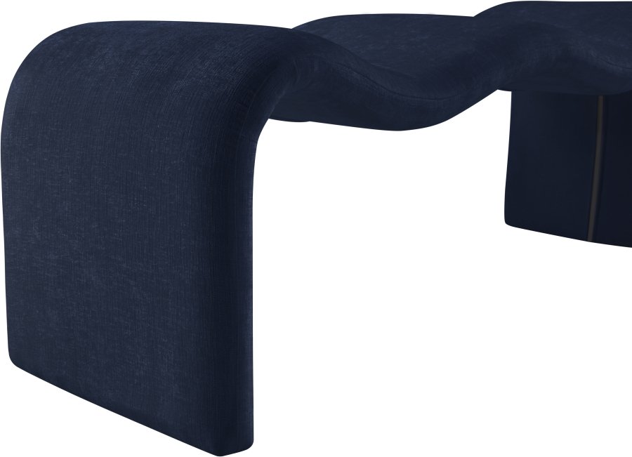 42076-5.jpg Willow Chenille Fabric Upholstered Bench - Image 6