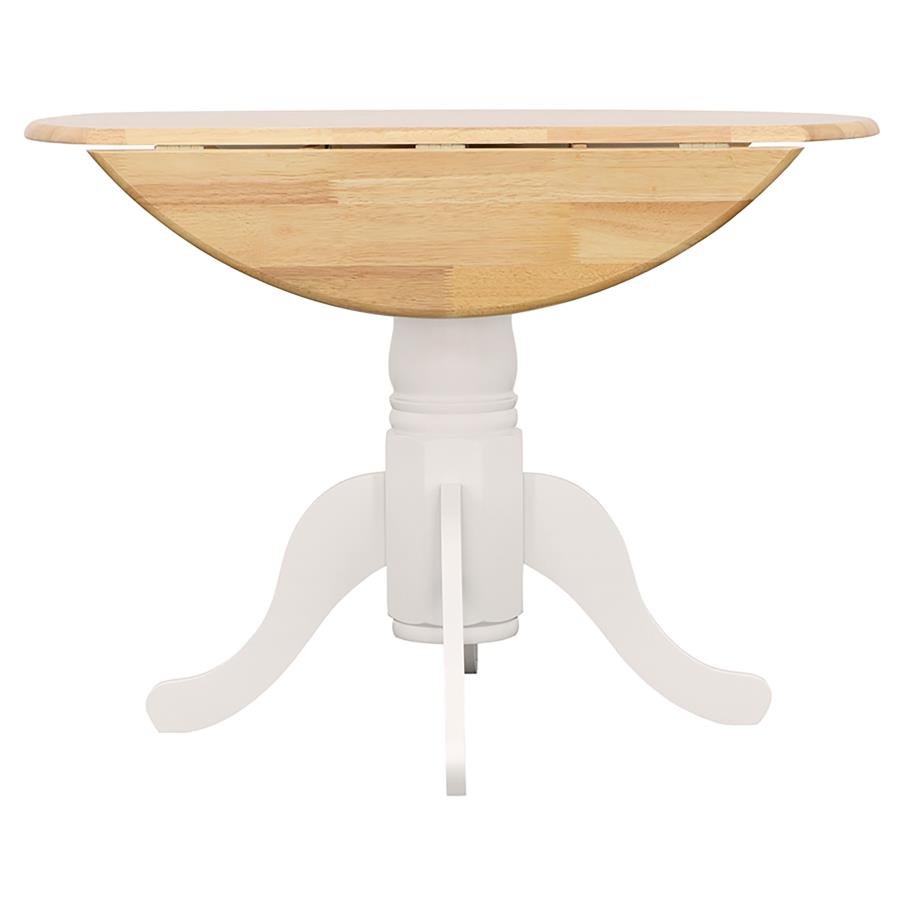 4241_11x900.jpg ALLISON ROUND 40-INCH DROP LEAF EXTENSION DINING TABLE WHITE - Image 11