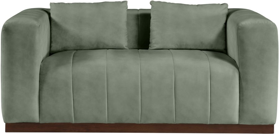 44374-3.jpg Mallina 67" Vegan Leather Upholstered Upholstered Loveseat - Image 4