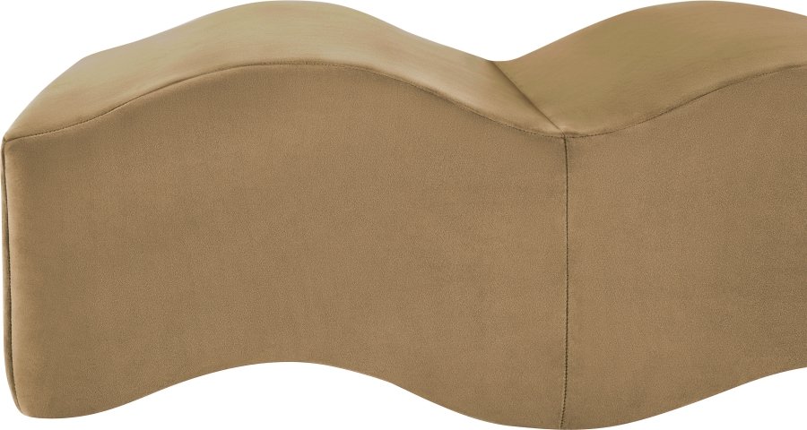 44638-9.jpg Wave Velvet Upholstered Bench - Image 10