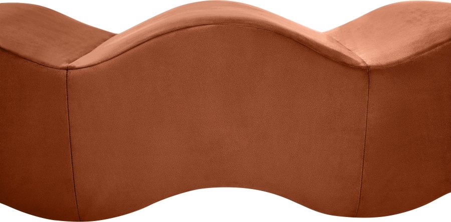 44642-7.jpg Wave Velvet Upholstered Bench - Image 8