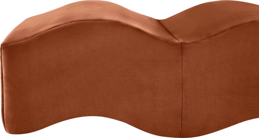 44642-9.jpg Wave Velvet Upholstered Bench - Image 10
