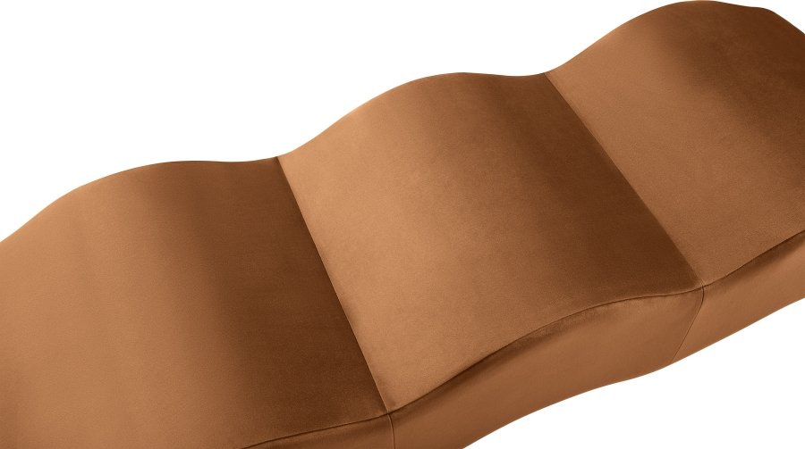 44646-6.jpg Wave Velvet Upholstered Bench - Image 7