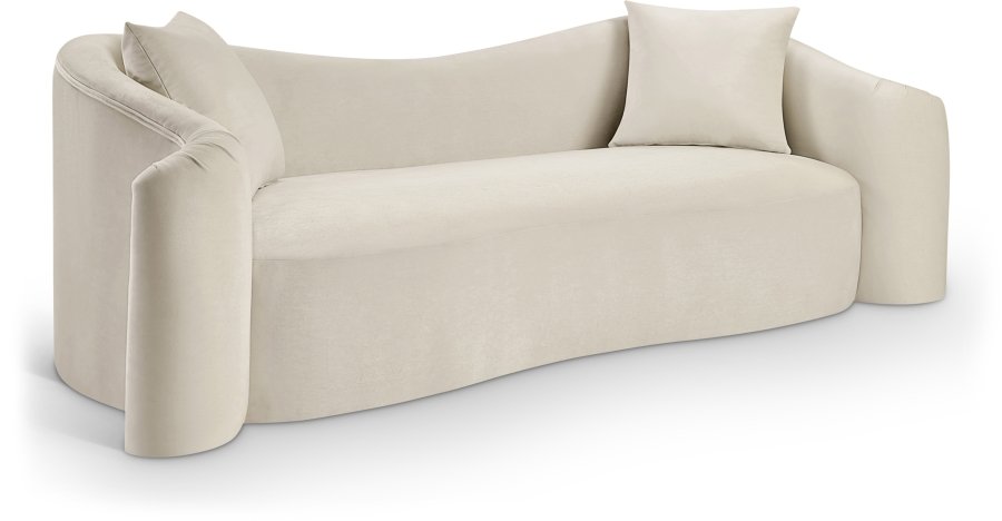 Destin 91″ Velvet Upholstered Upholstered Sofa