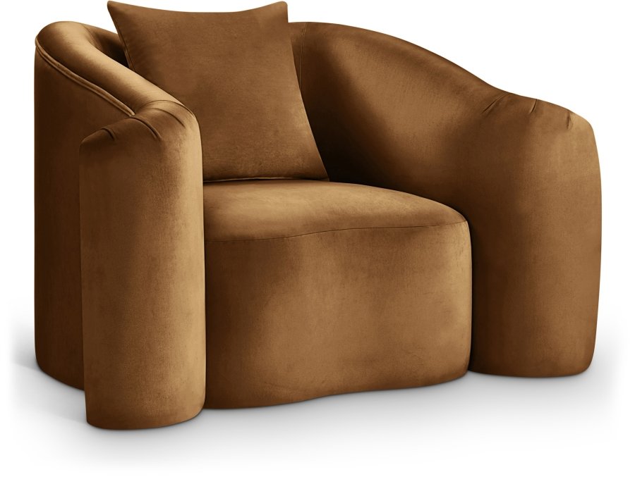 Destin Velvet Upholstered Accent Chair