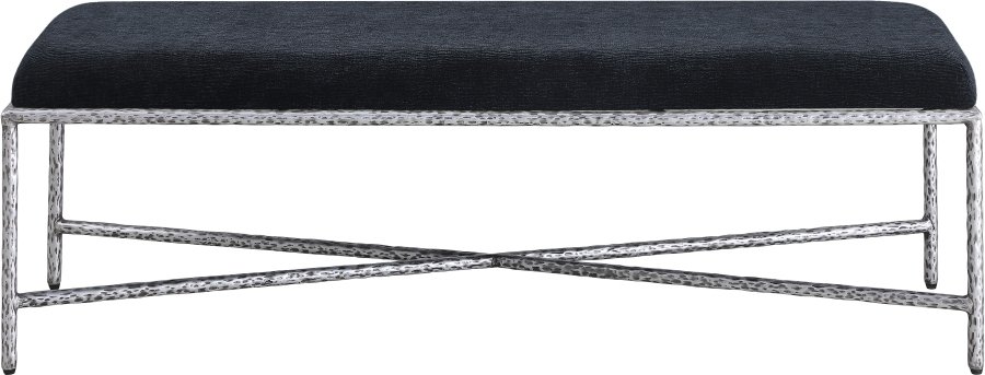 44978-2.jpg Valley Chenille Fabric Upholstered Bench - Image 3