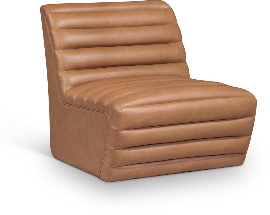 Vega Vegan Leather Upholstered Accent Chair