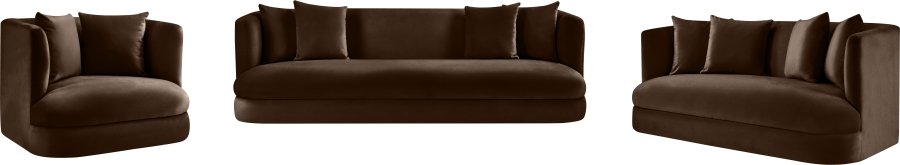 45408-12.jpg Alder 66" Velvet Upholstered Loveseat - Image 13