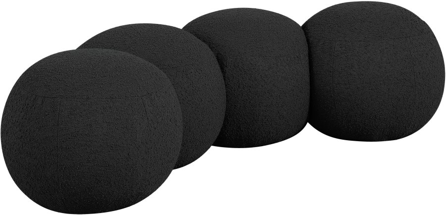46131-2.jpg Apollo Boucle Fabric Upholstered Bench - Image 3
