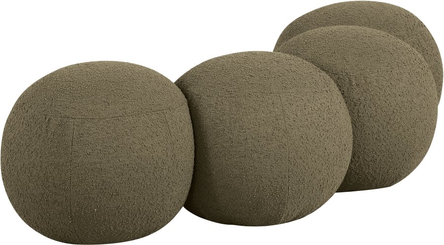 46134-5.jpg Apollo Boucle Fabric Upholstered Bench - Image 6