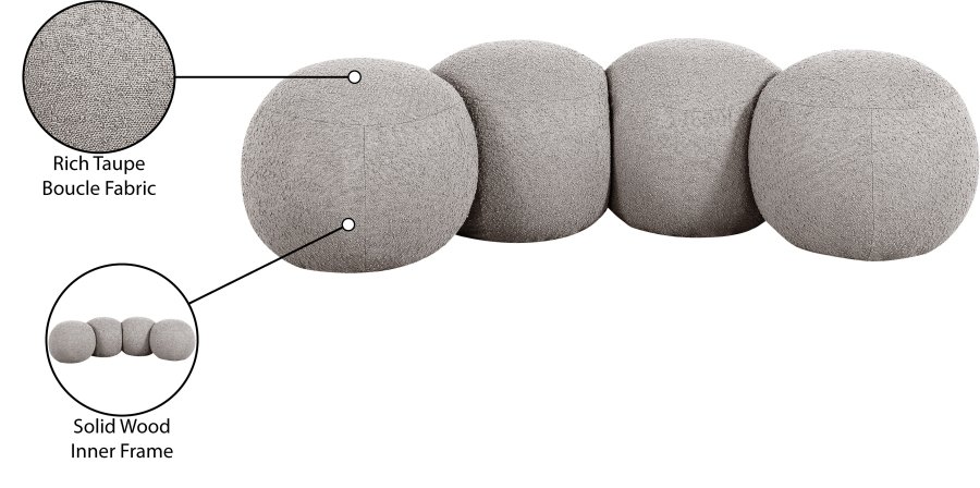 46136_00.jpg Apollo Boucle Fabric Upholstered Bench - Image 10