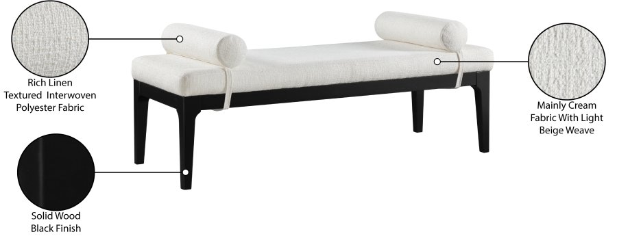 47951_00.jpg Priscilla Linen Textured Fabric Upholstered Bench - Image 9