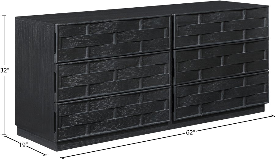 48596_0.jpg Weave Oak Veneer Dresser - Image 9