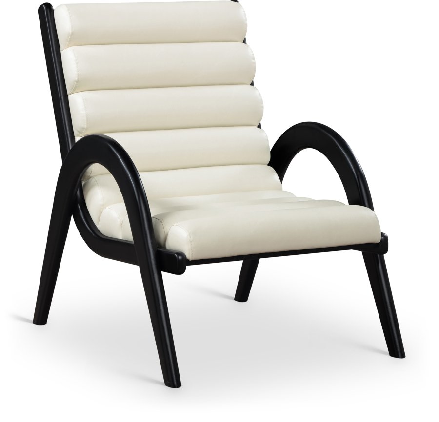 Randal Vegan Leather Upholstered Accent Chair