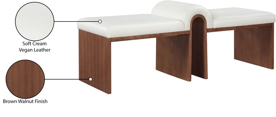 49317_00.jpg Delphine Vegan Leather Upholstered Bench - Image 9