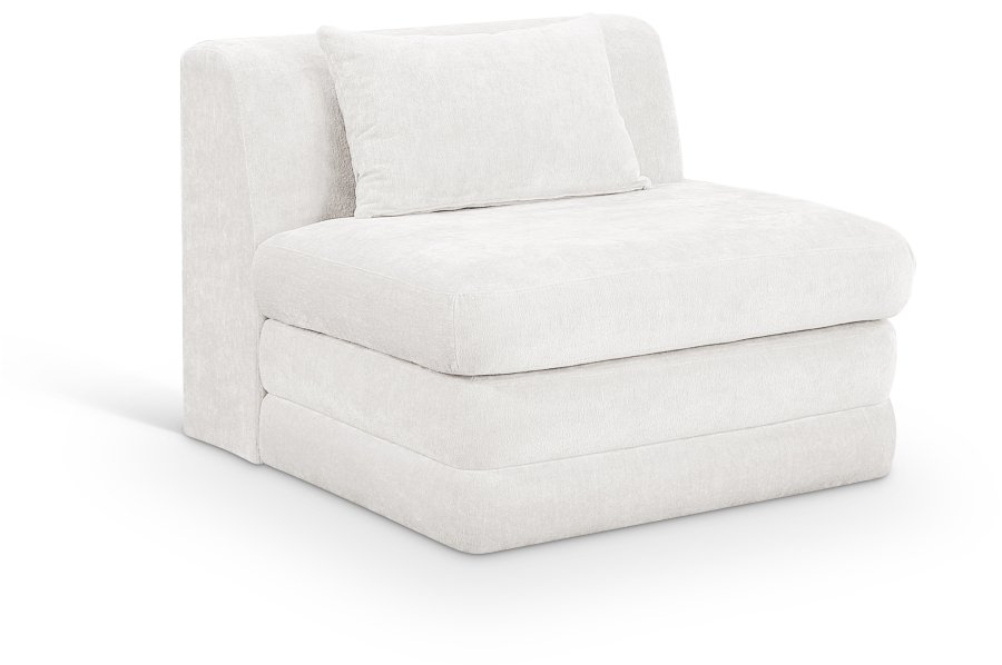 Stellar Chenille Fabric Upholstered Modular Accent Chair