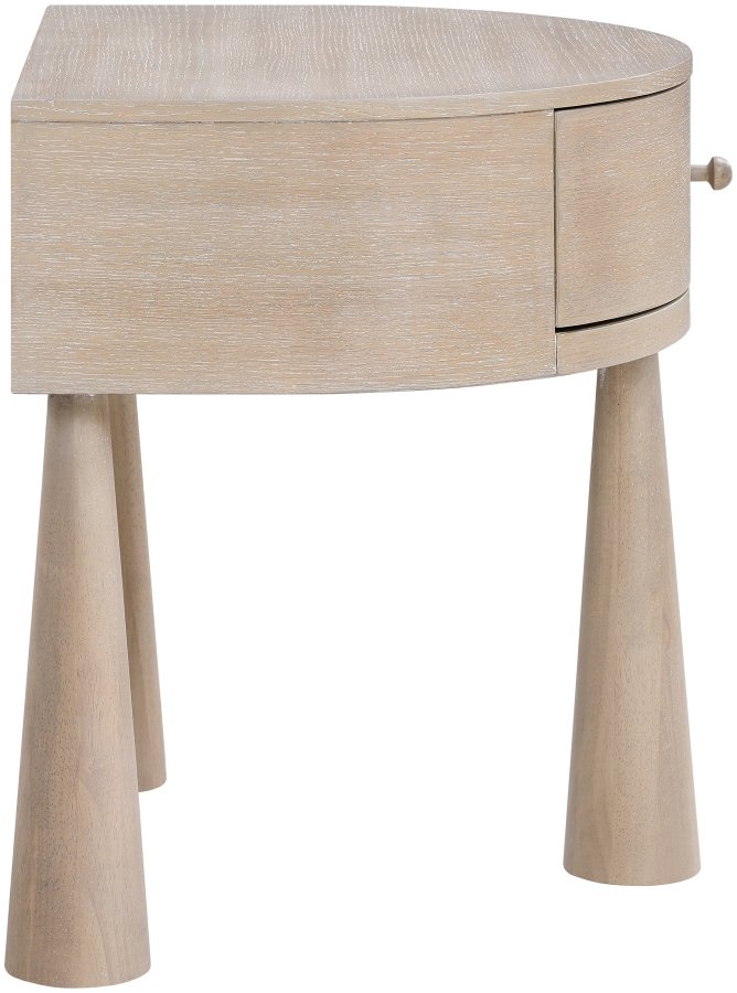 50420-2.jpg Oasis Acacia Veneer And Solid Wood Nightstand - Image 3