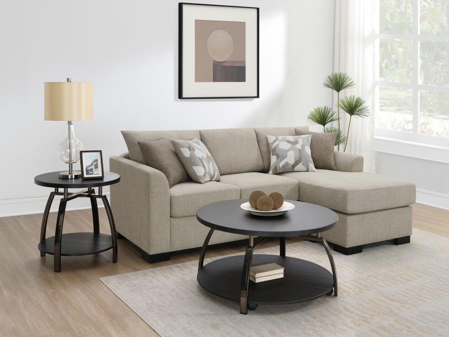 504778_01x900.jpg STOREY UPHOLSTERED SLEEPER SECTIONAL CHAISE SOFA CAMEL - Image 2