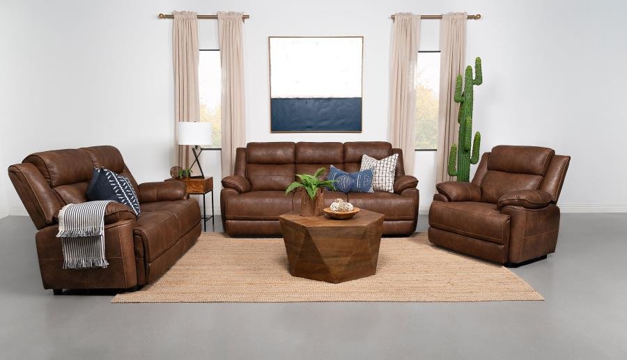 508282_12x900.jpg ELLINGTON UPHOLSTERED PADDED ARM LOVESEAT DARK BROWN - Image 12