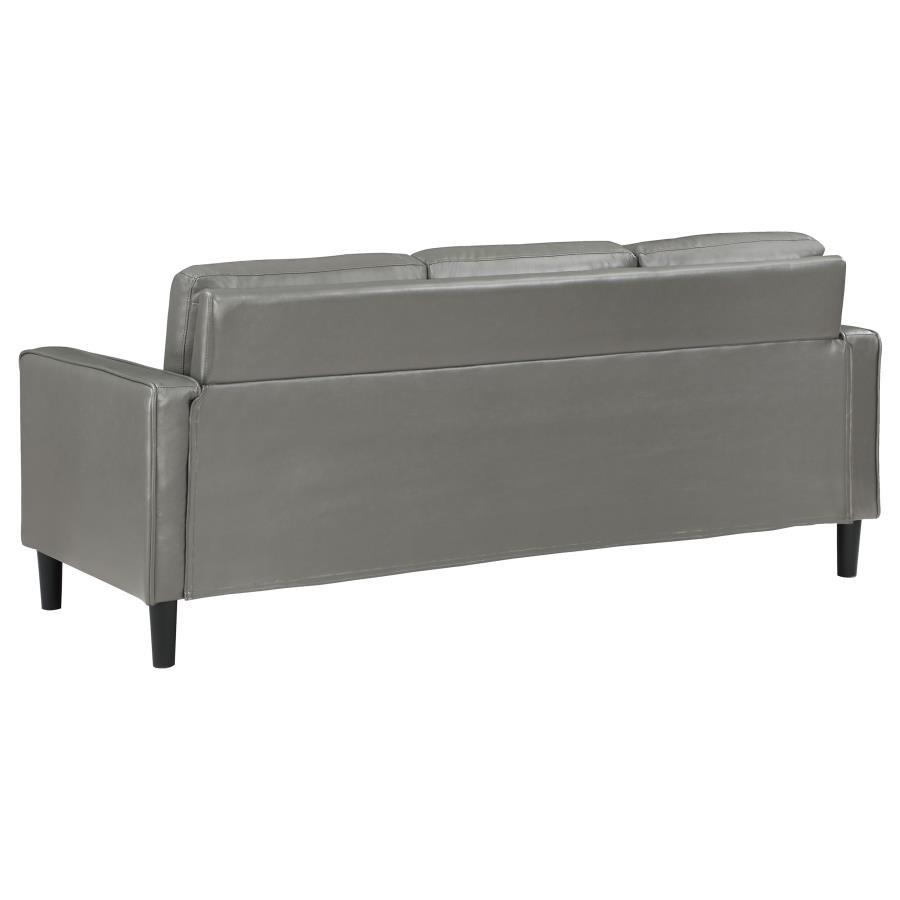 508365-S3_05x900.jpg RUTH 3-PIECE UPHOLSTERED TRACK ARM SOFA SET GREY - Image 5