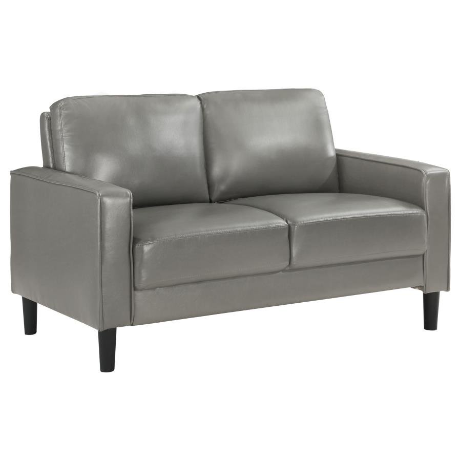 508365-S3_07x900.jpg RUTH 3-PIECE UPHOLSTERED TRACK ARM SOFA SET GREY - Image 7