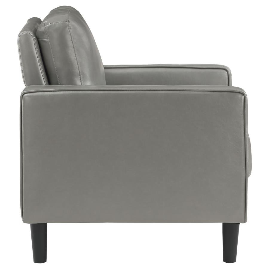 508365-S3_14x900.jpg RUTH 3-PIECE UPHOLSTERED TRACK ARM SOFA SET GREY - Image 14