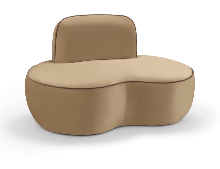 Swerve Velvet Upholstered Chair
