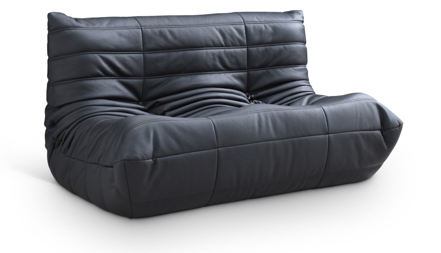 Relax 54.75″ Vegan Leather Upholstered Loveseat