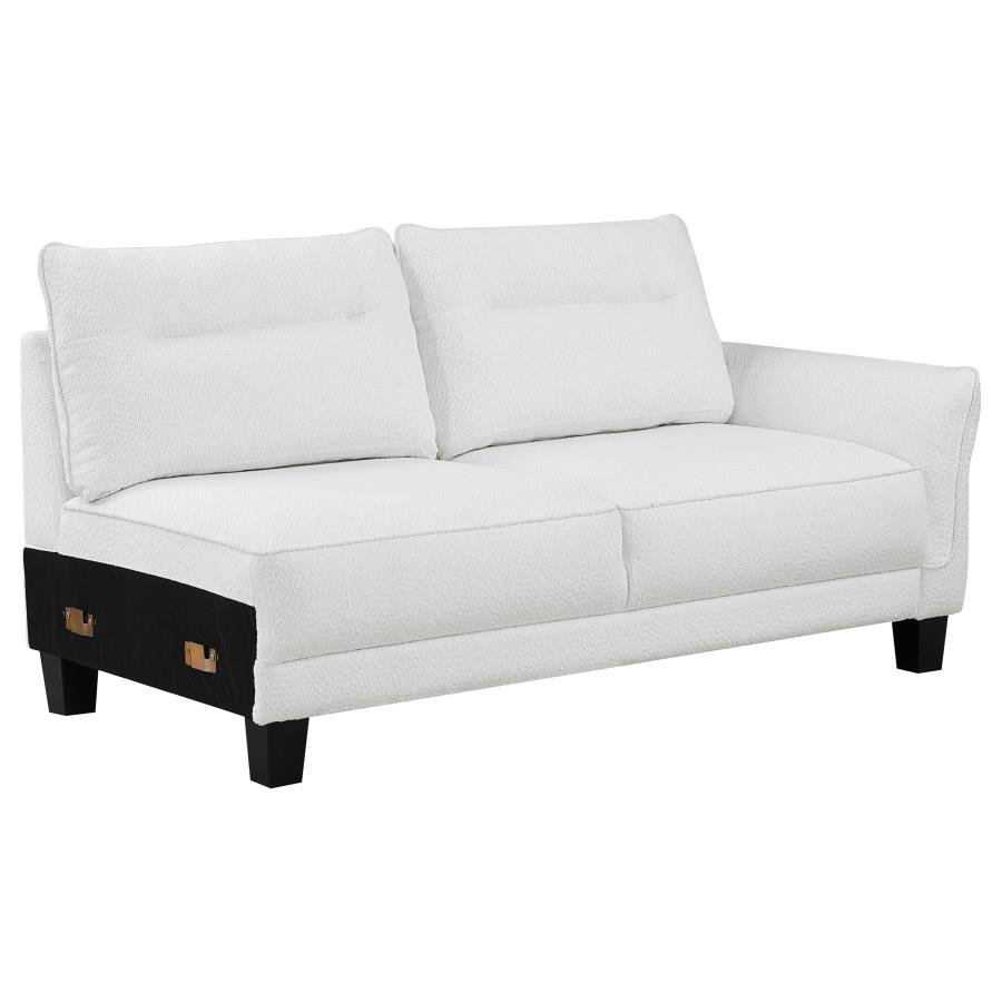 509550_04x900.jpg CASPIAN UPHOLSTERED CURVED ARM CHAISE SECTIONAL SOFA WHITE - Image 4