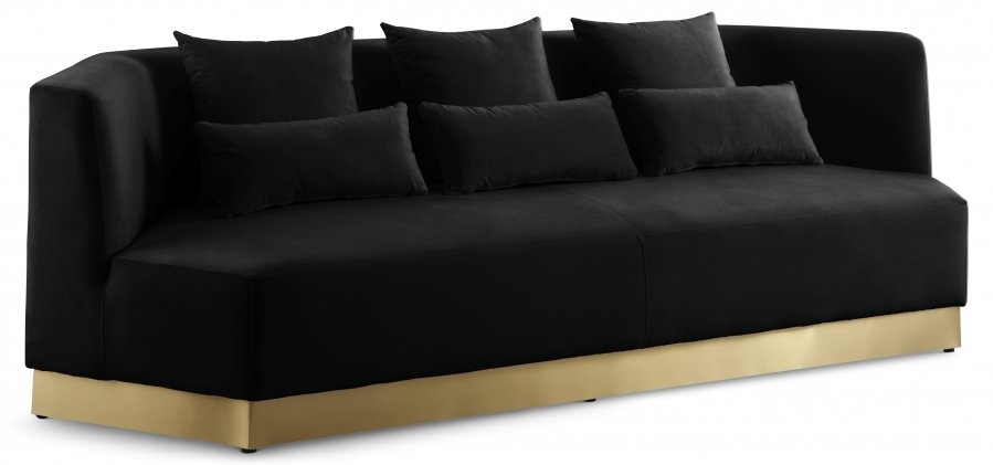 Marquis 93″ Velvet Upholstered Sofa