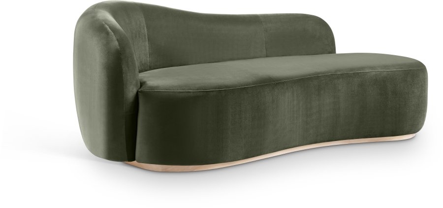 Gustavo Velvet Upholstered Chaise Lounge
